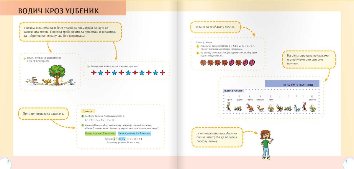 Мatematika za prvi razred - komplet 2 - udžbenik Kreativni centar - dodatni pogled