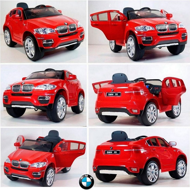 Automobil na akumulator BMW X6 plavi - dodatni pogled