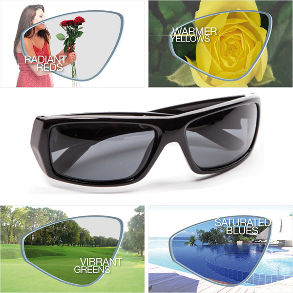 HD naočare za sunce Polaryte crne - dodatni pogled