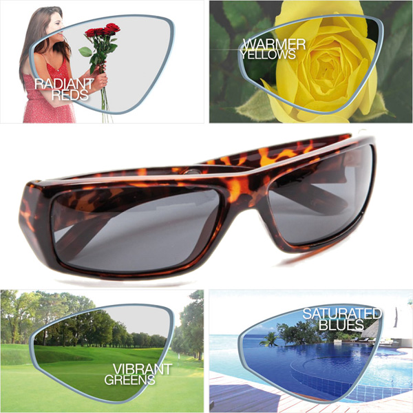 HD naočare za sunce Polaryte braon - dodatni pogled