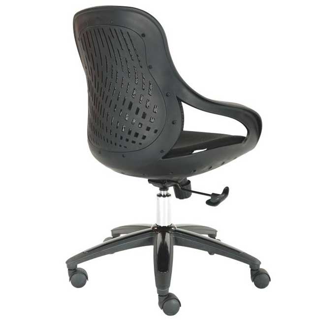 Radna konferencijska stolica Monroe crna - dodatni pogled