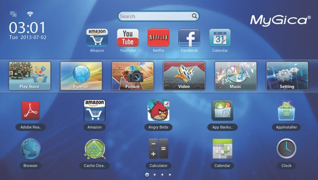 Android Smart TV Box MyGica ATV585 - dodatni pogled