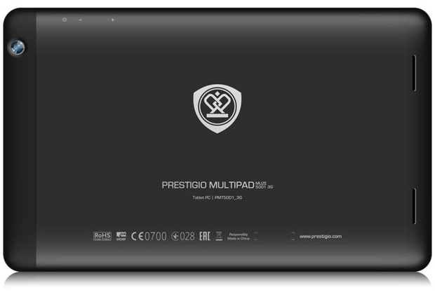 Tablet Prestigio MultiPad Muze 5001 3G Dark Grey PMT5001_3G_C_DG - dodatni pogled