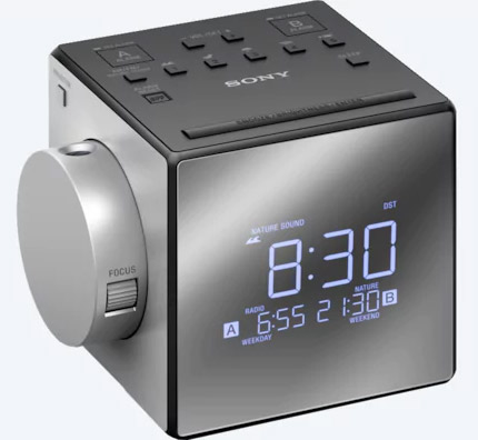Sony radio budilnik ICF-C1PJ sa projektorom - dodatni pogled