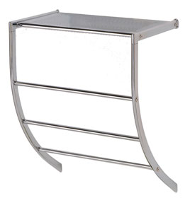 Polica Za Kupatilo Sa Nosačima Za Peškire - dodatni pogled