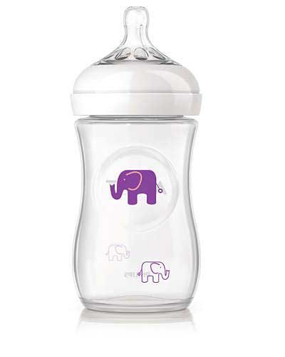 Avent Flašica za bebu Natural 260ml Slon roze - dodatni pogled
