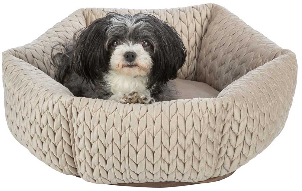 Okrugli krevet za male pse 50cm Livia sand Trixie 37307 - dodatni pogled