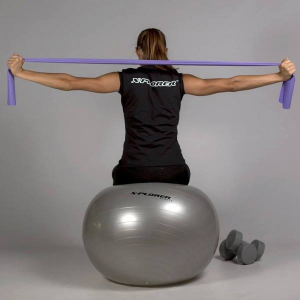 X-plorer pilates lopta 85cm sa pumpom 6277 - dodatni pogled