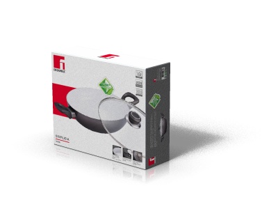 Bergner Keramički vok sa poklopcem 28cm Simplicia BG-6653 - dodatni pogled