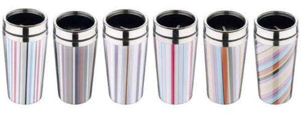 Bergner Termos čaša Stripes - model 3 0.4l Renberg RB-3013-3 - dodatni pogled