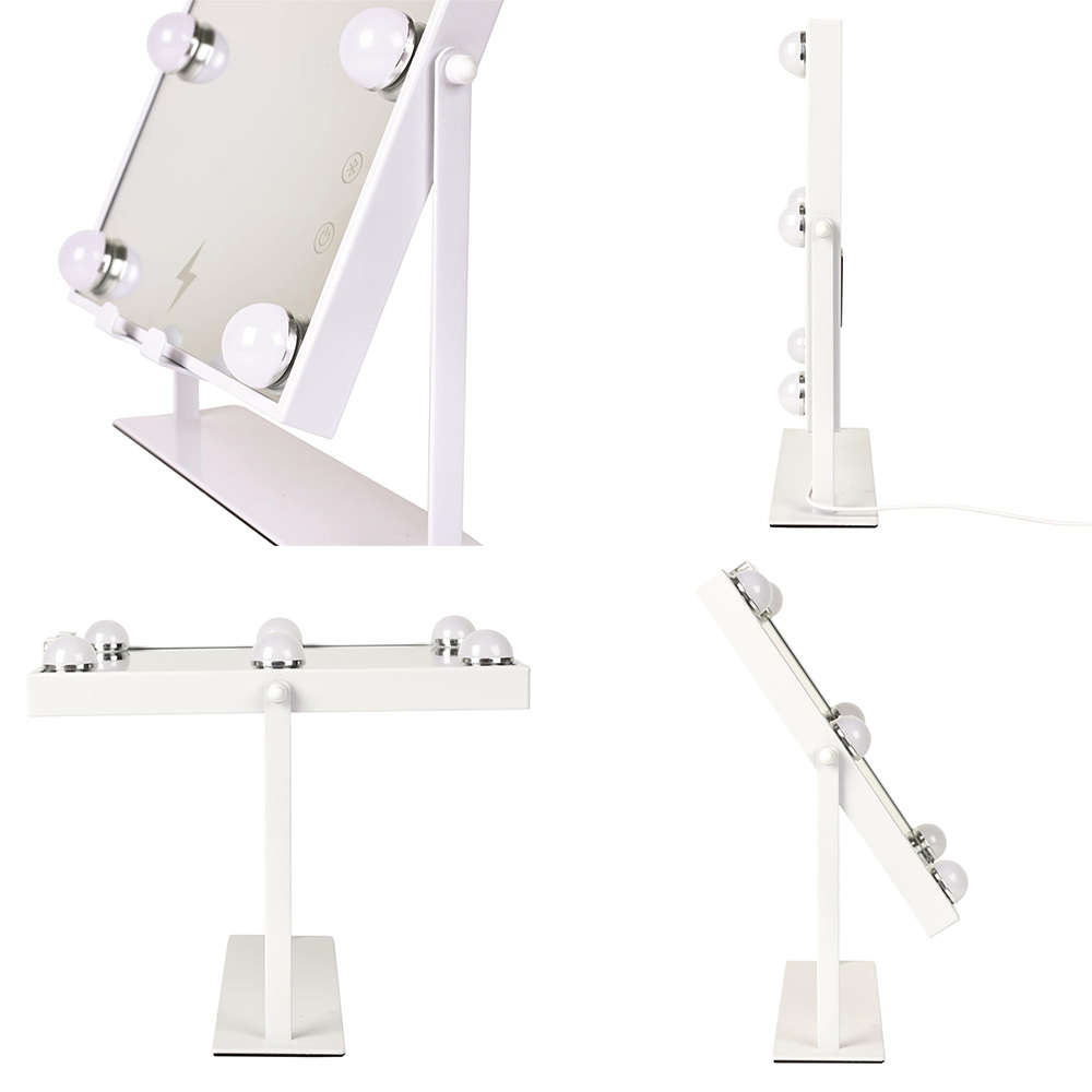 Višenamensko 3u1 Ogledalo za šminkanje sa LED osvetljenjem, zvučnikom i punjačem - dodatni pogled