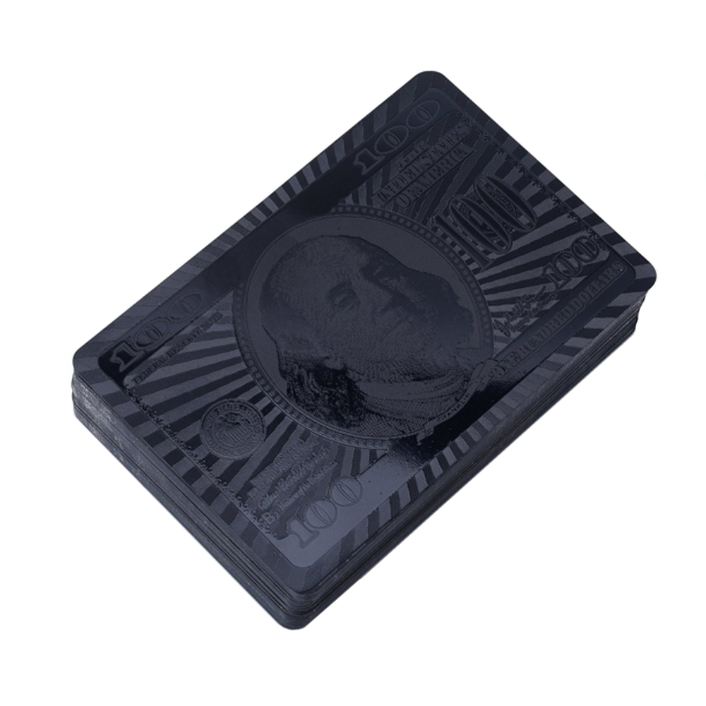 Špil crnih karata za igru - dodatni pogled