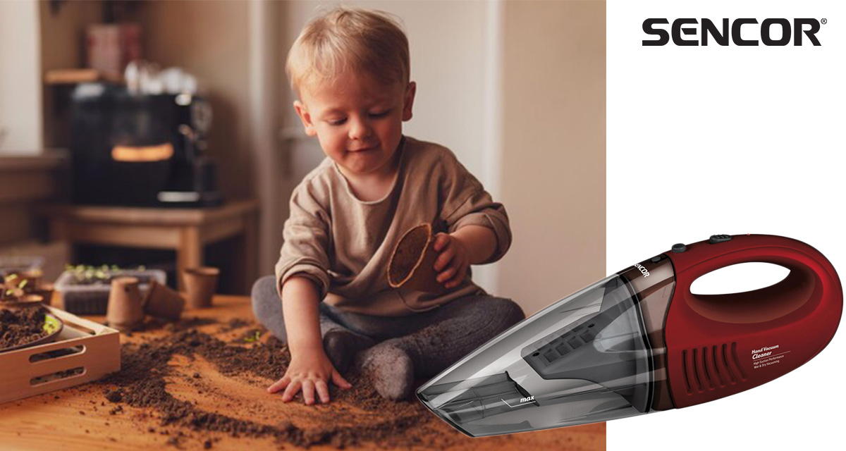 Bežični ručni usisivač sa posudom Sencor SVC 190R - dodatni pogled