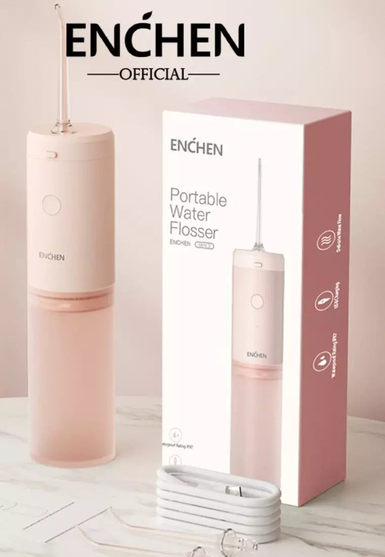 Oralni tuš Irigator ENCHEN by Xiaomi Mint 3 Pink - dodatni pogled