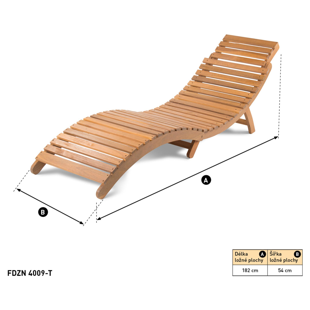 Baštenska ležaljka za sunčanje Adria Fieldmann FDZN 4009-T - dodatni pogled