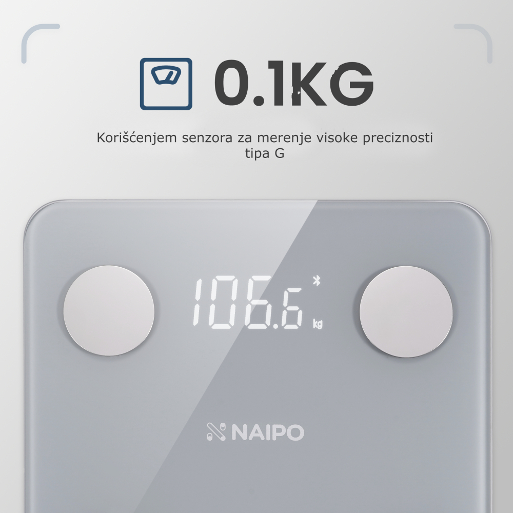 Dijagnostička vaga za telesnu analizu do 180kg Naipo NP-BS01 - dodatni pogled