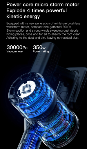 Bežični usisivač Xplorer Redkey P9 - dodatni pogled