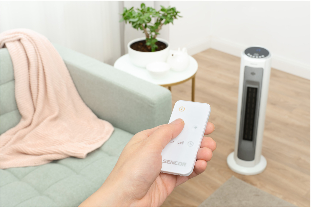 Pametna keramicka stubna grejalica SENCOR SFH 8994WH PTC - dodatni pogled