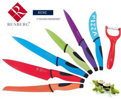 Bergner Nož set 7 kom Renberg Bene multicolor RB-2503 - dodatni pogled