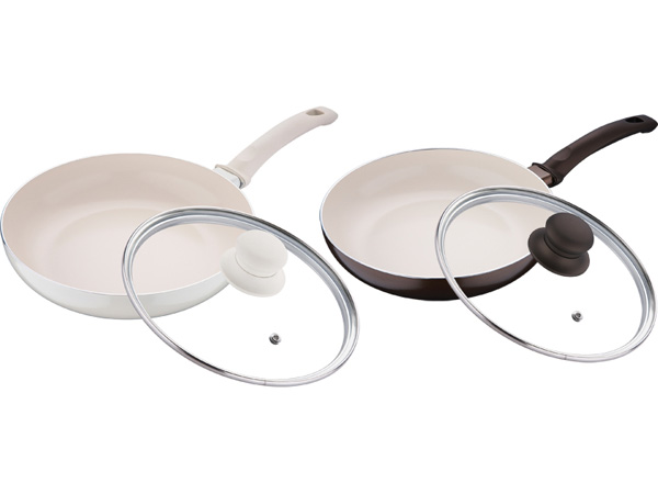 Bergner Keramički tiganj sa poklopcem 24cm Bellini brown BG-6990 - dodatni pogled