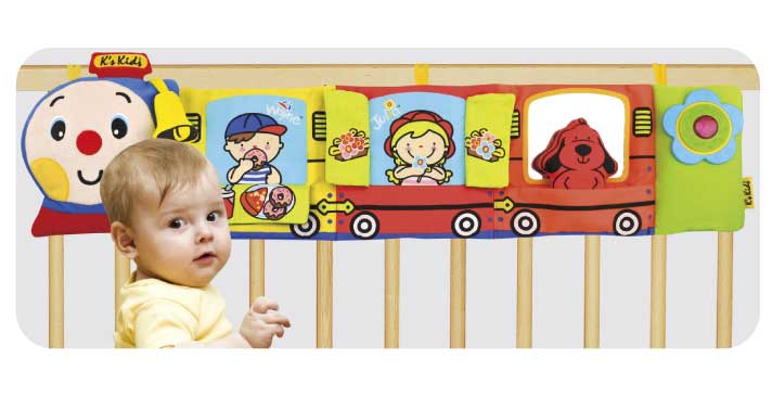 KsKids Muzička aktiviti igračka za krevetac - Patrikov vozić KA10663 - dodatni pogled