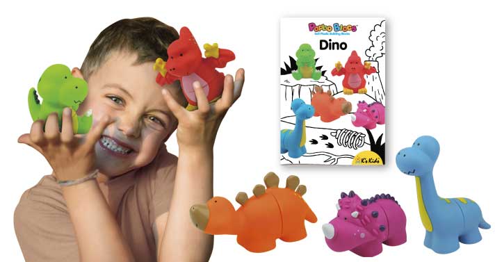 KsKids Igračka za bebe - Narandžasti Dinosaurus KA10695 - dodatni pogled
