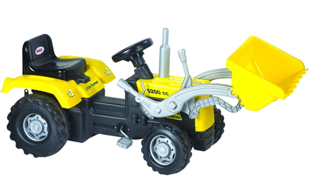 Dolu Traktor na pedale sa utovarnom kašikom 080516 - dodatni pogled