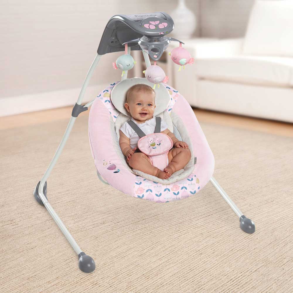 InGenuity Pametna dvosmerna bebi ljuljaška Ansley - dodatni pogled