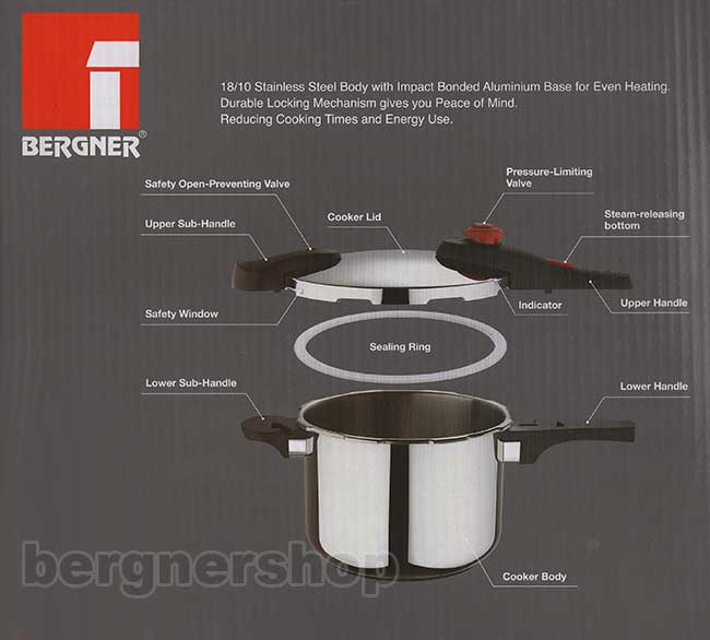 Bergner Pretis lonac 6l BG-4618 - dodatni pogled