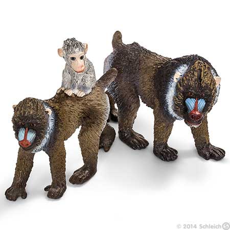 Schleich Divlje Životinje - Majmun mandril, mužjak 14715 - dodatni pogled
