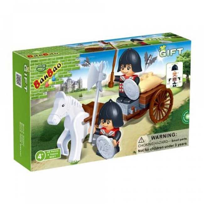 BanBao Gift kockice Vitez u kočiji 8027 - dodatni pogled