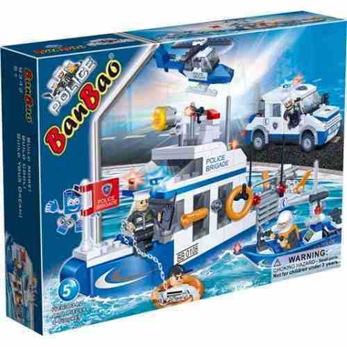 BanBao kocke Policijski patrolni brod 8342 - dodatni pogled