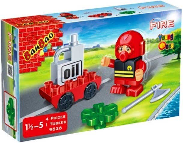 BanBao Fire kocke Vatrogasac 9636 - dodatni pogled
