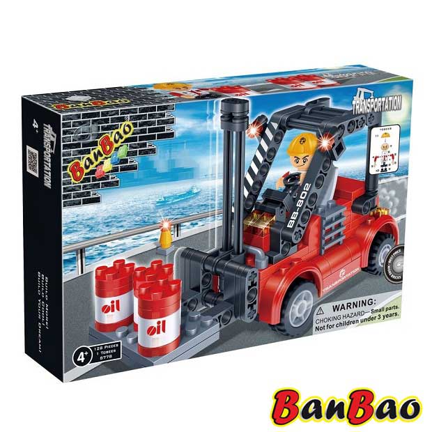 BanBao Transportation kockice Viljuškar 8778 - dodatni pogled