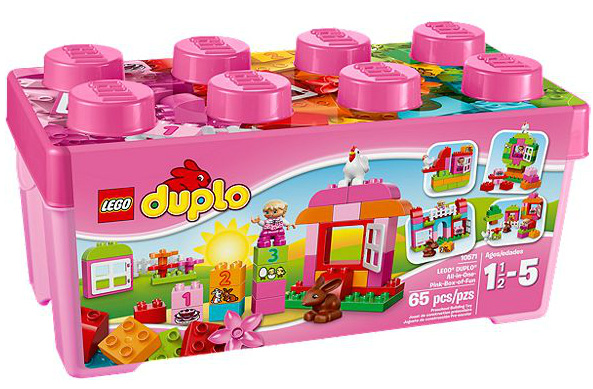LEGO® DUPLO® Sve u jednom - Ružičasta kutija zabavnih kockica LE10571 - dodatni pogled