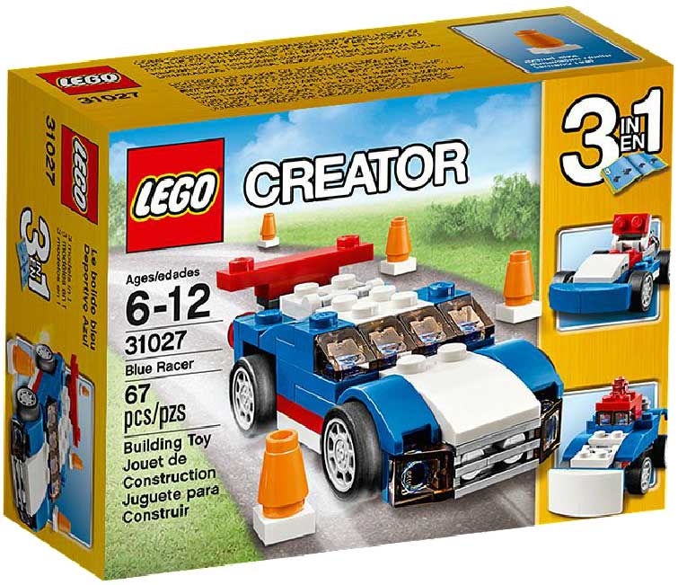 LEGO® Creator kocke 3u1 Plavi trkački auto LE31027 - dodatni pogled