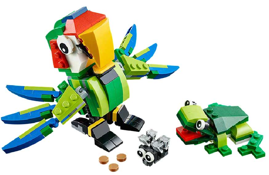 LEGO® Creator kocke 3u1 Životinje iz prašume LE31031 - dodatni pogled