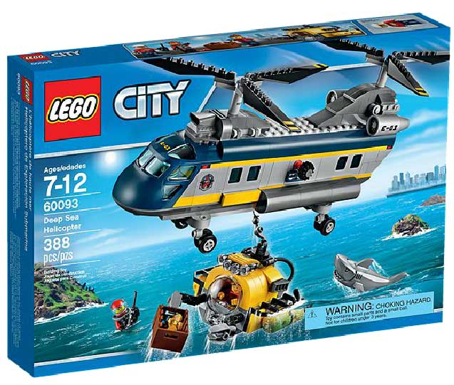 LEGO® City kocke Morske dubine - Helikopter LE60093 - dodatni pogled