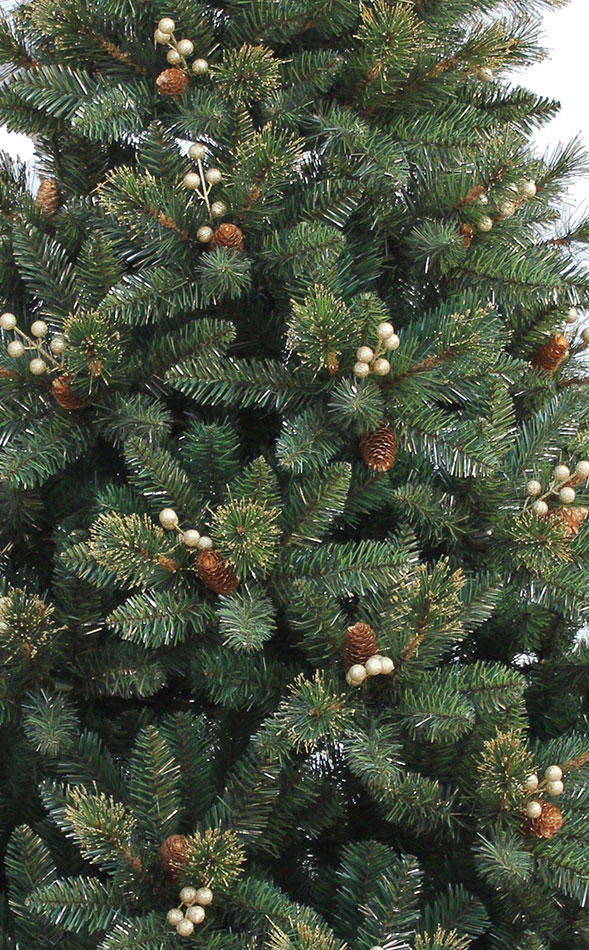 Novogodišnja Jelka Sa Imelom i Šišarkama Goldy 180 cm - dodatni pogled