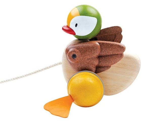 Plan Toys Drvena igračka na povlačenje Patka 5677 - dodatni pogled