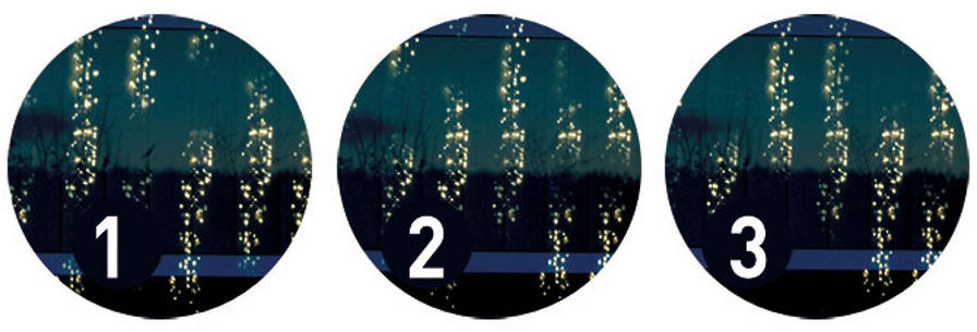 Novogodišnje Lampice LED Zavesa Za Spoljnu i Unutrašnju Upotrebu Meteor - dodatni pogled