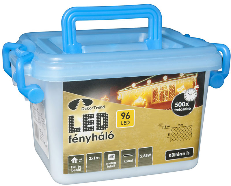 Novogodišnje Lampice Mreža Za Spoljnu ili Unutrašnju Upotrebu 2 x 2 m  KDL 136 - dodatni pogled