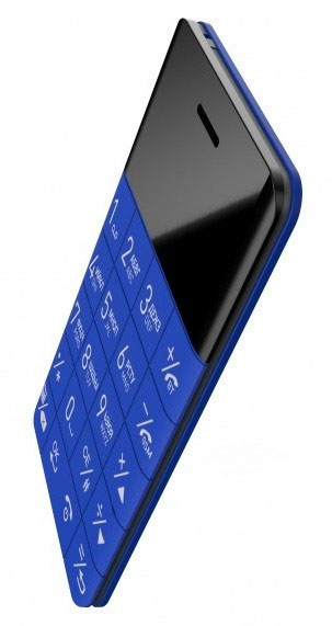 Elari CardPhone Mobilni telefon veličine kreditne kartice plavi ELCPBLU - dodatni pogled