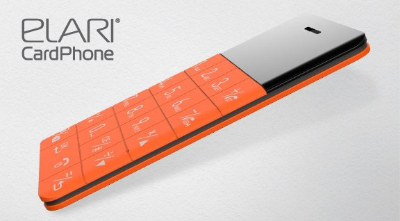 Elari CardPhone Mobilni telefon veličine kreditne kartice narandžasti ELCPORG - dodatni pogled