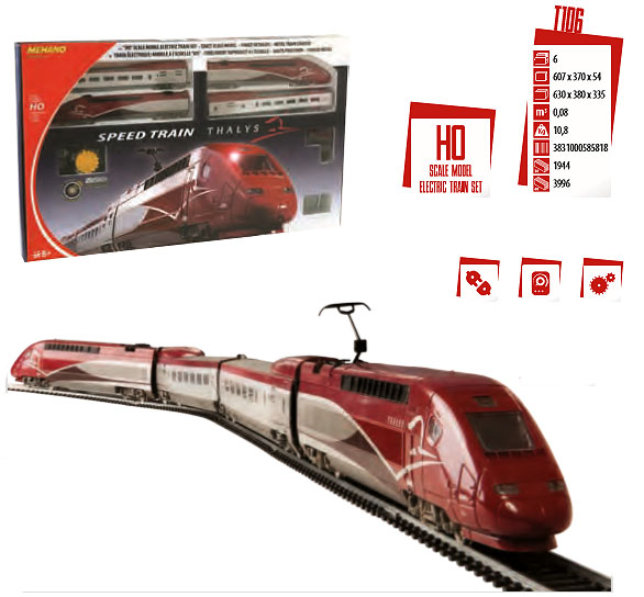 Mehano Voz Garnitura Thalys T106 - dodatni pogled