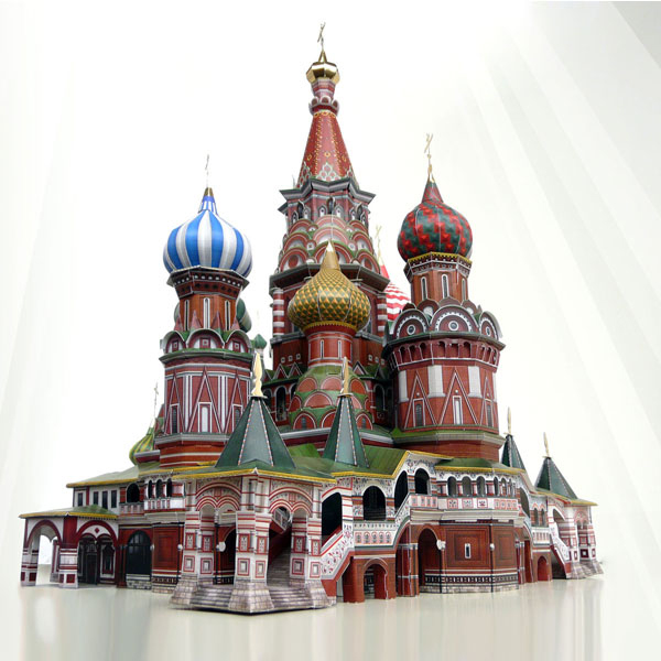 CUBIC FUN Hram Svetog Vasilija Blaženog Maketa 3D Puzzle 58096 - dodatni pogled