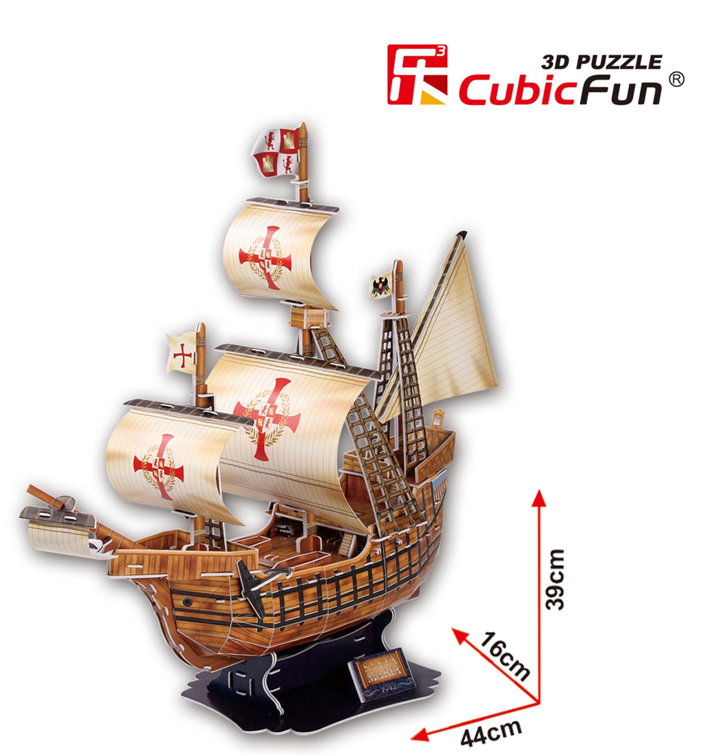 Santa Maria Maketa 3D Puzzle Cubic Fun P180 - dodatni pogled