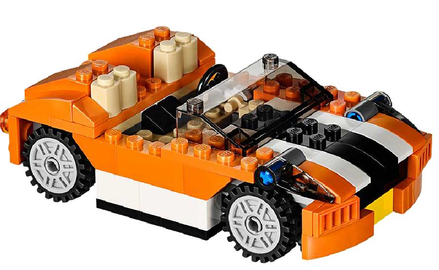LEGO® Creator kocke 3u1 Sunset Speeder LE31017 - dodatni pogled
