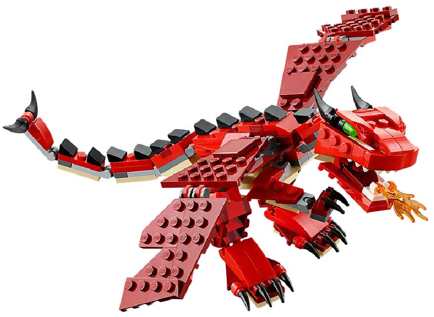 LEGO® Creator kocke 3u1 Crvena stvorenja LE31032 - dodatni pogled