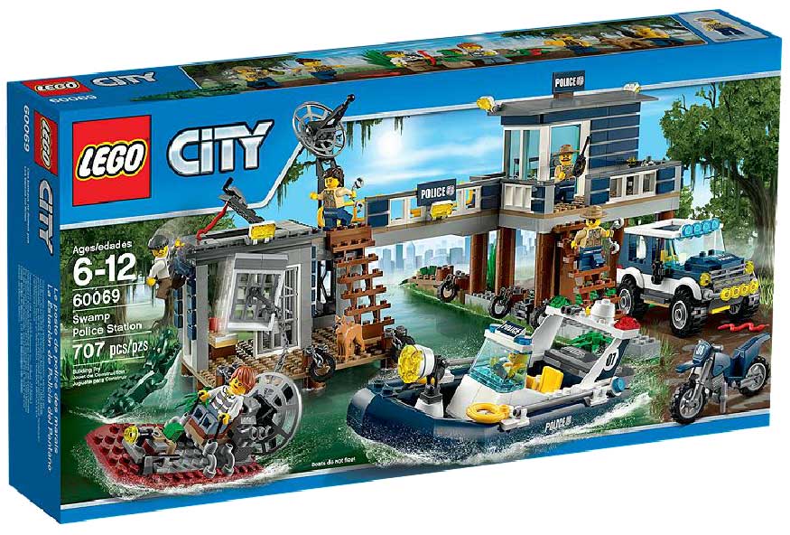 LEGO® City kocke Policijska stanica u močvari LE60069 - dodatni pogled